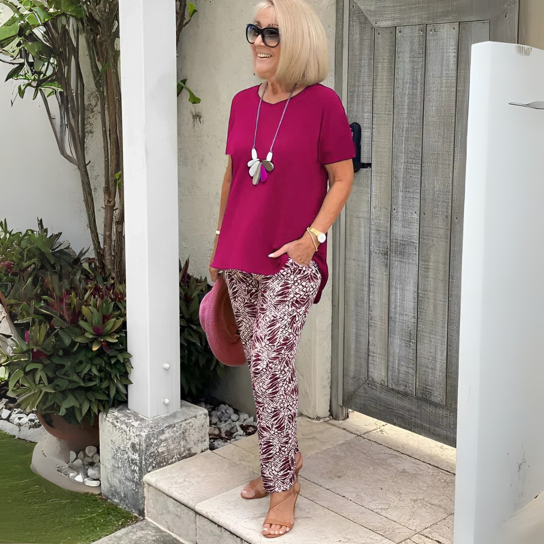 Tilde™ | Elegant to-delt sæt med figurnær pasform - Vellor Wear