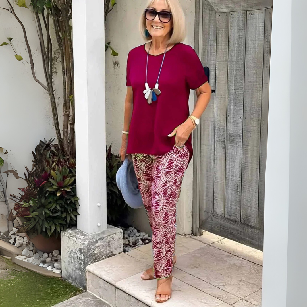 Tilde™ | Elegant to-delt sæt med figurnær pasform - Vellor Wear