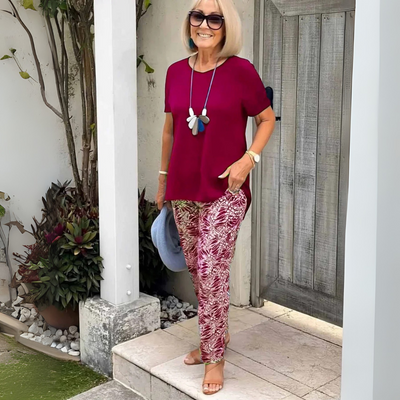 Tilde™ | Elegant to-delt sæt med figurnær pasform - Vellor Wear