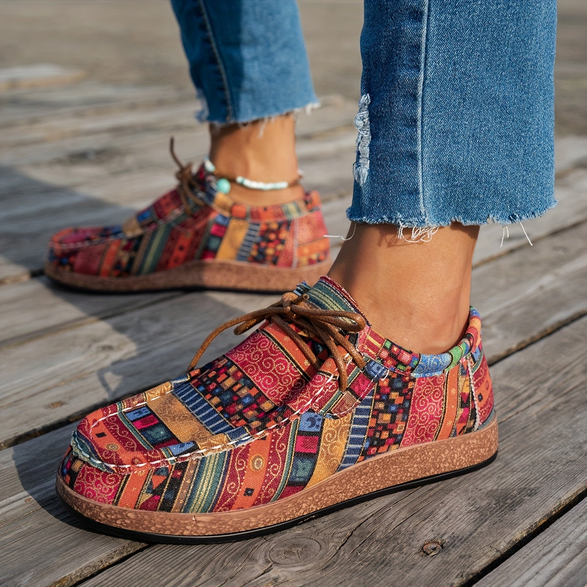 Vigga | Boho Slip-On Snøresko - Vellor Wear