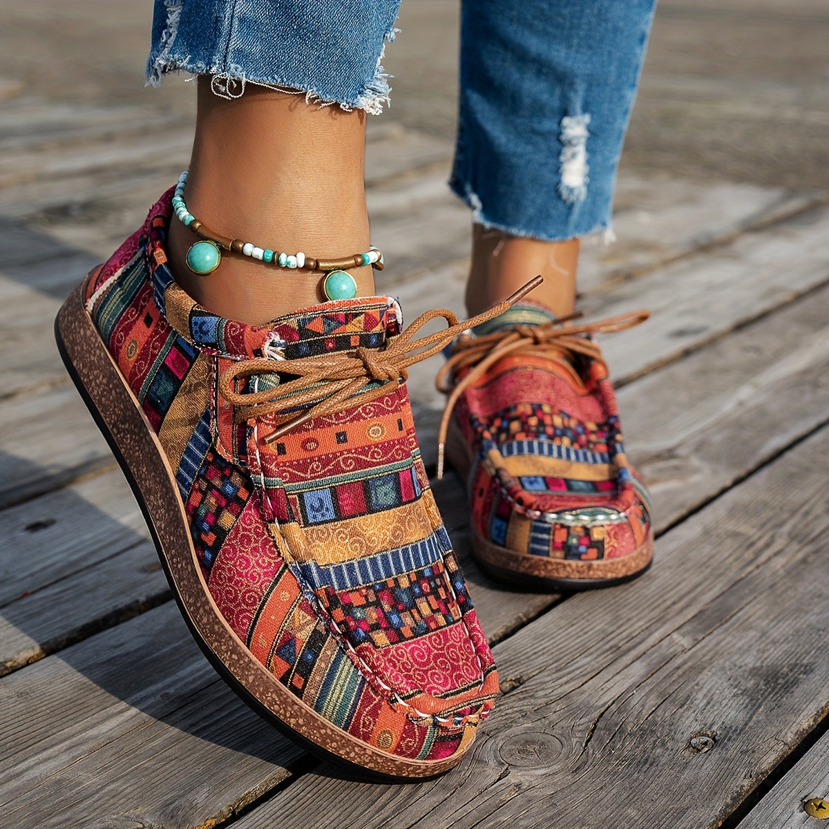 Vigga | Boho Slip-On Snøresko - Vellor Wear