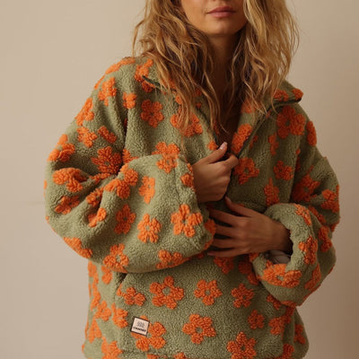 Daisy Fleece-Pullover Bloom - Vellor Wear