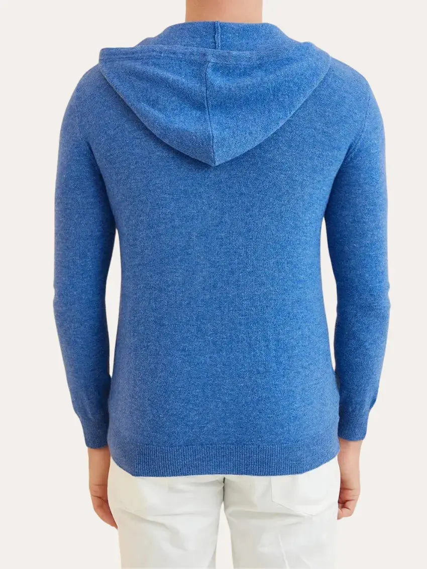 Essentiel Cashmere Hoodie - Lysblå - Vellor Wear