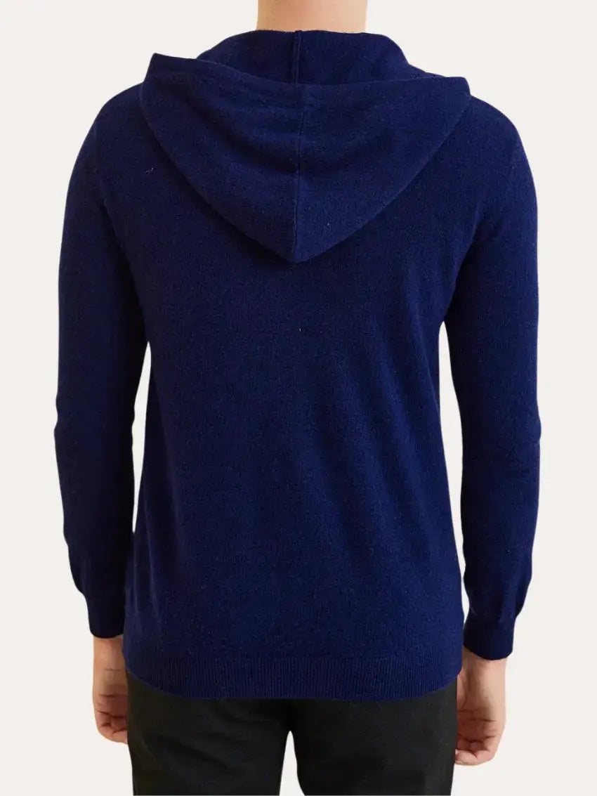 Essentiel Cashmere Hoodie - Marineblå - Vellor Wear