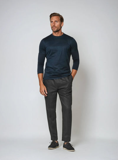 Sømands Linned Bukser - Sort - Vellor Wear