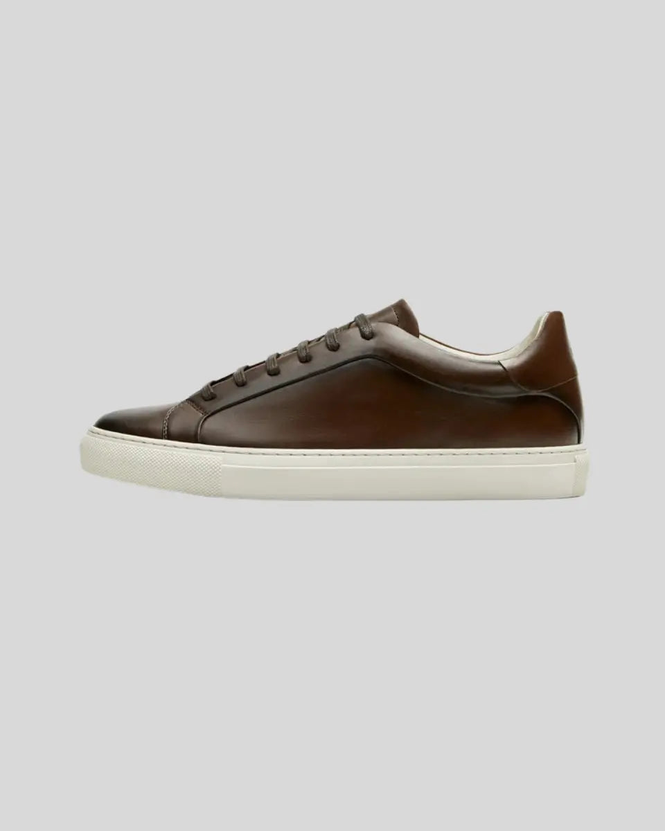 Læder Oxford Sneakers - Brun - Vellor Wear