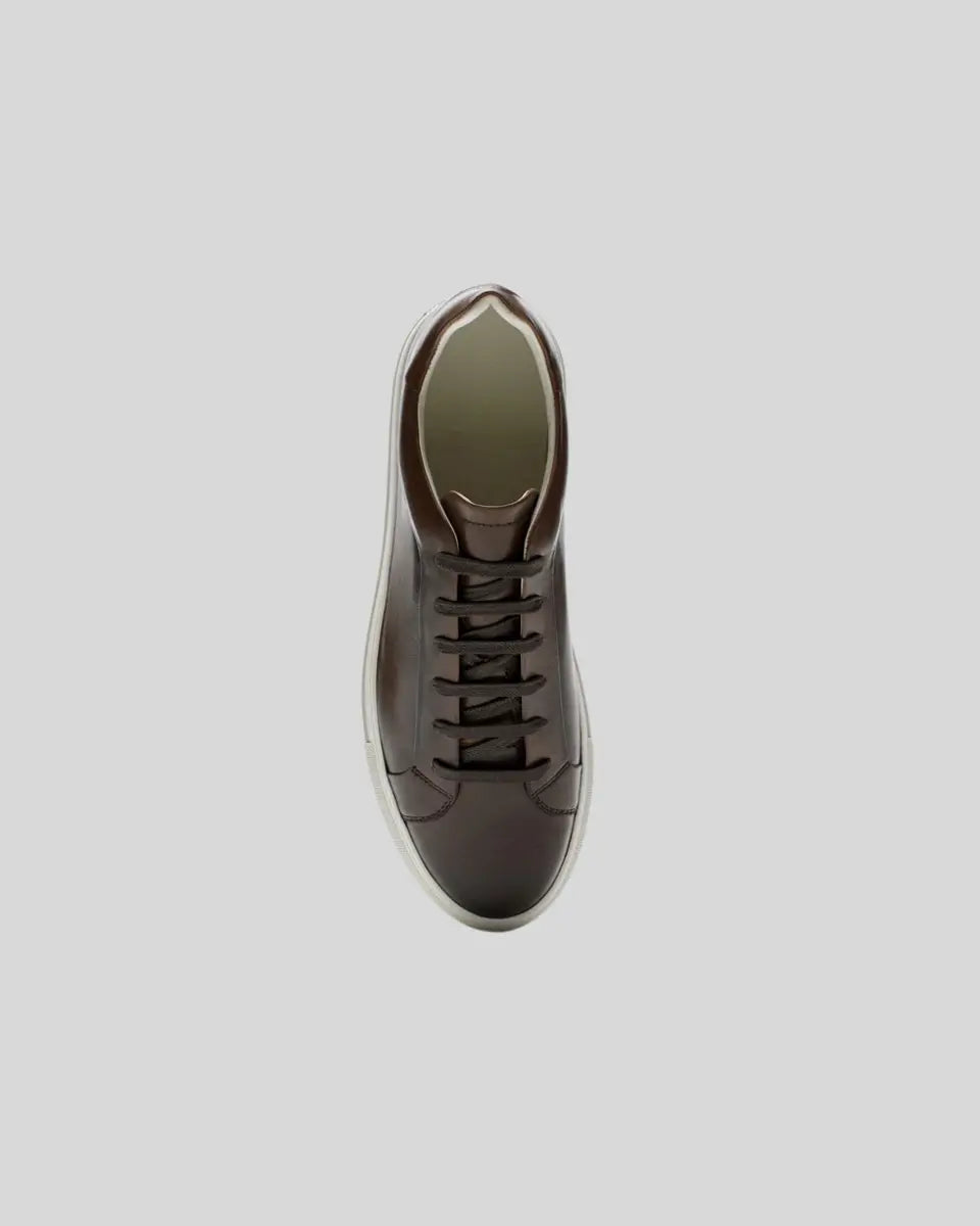Læder Oxford Sneakers - Brun - Vellor Wear