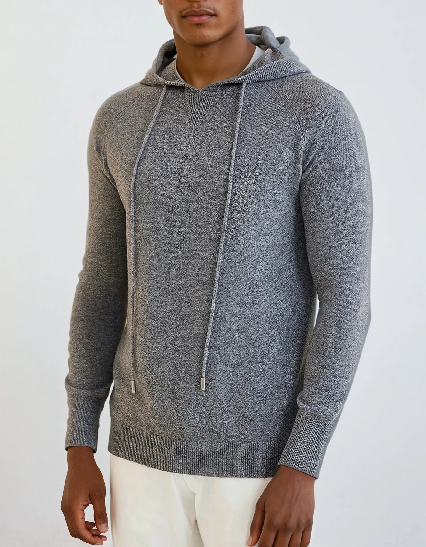 Essential Cashmere Hoodie - Mørkegrå - Vellor Wear