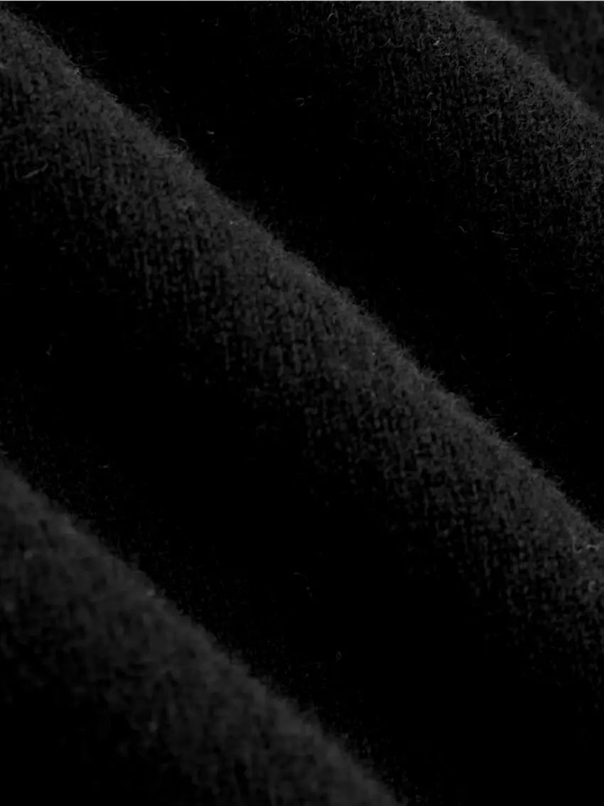 Cashwool T-shirt Sort - Vellor Wear