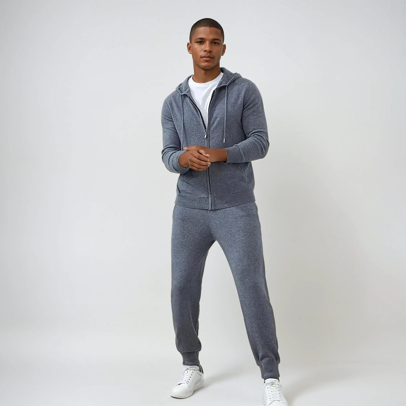 Forfinet Cashmere Bukser – Mørkegrå - Vellor Wear