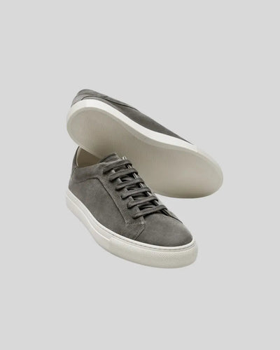 Læder Oxford Sneakers - Mørkegrå - Vellor Wear