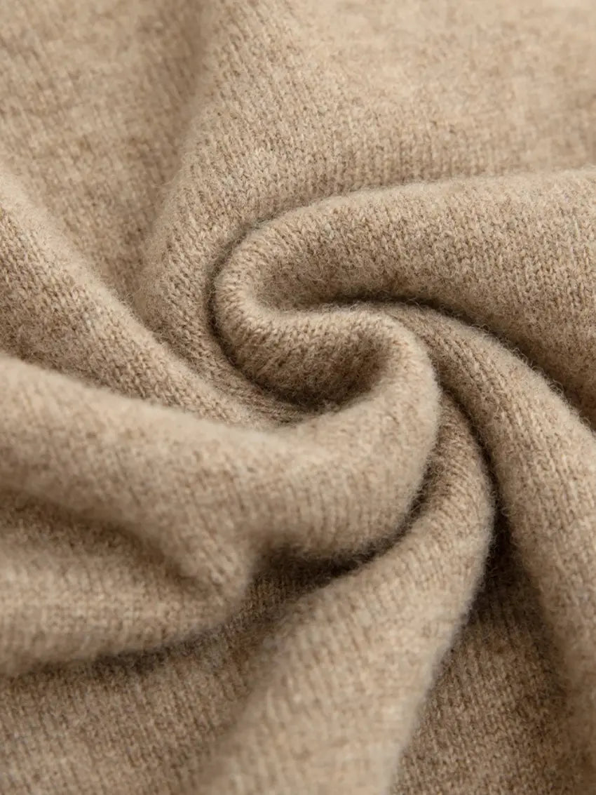 Cashwool T-shirt Beige - Vellor Wear