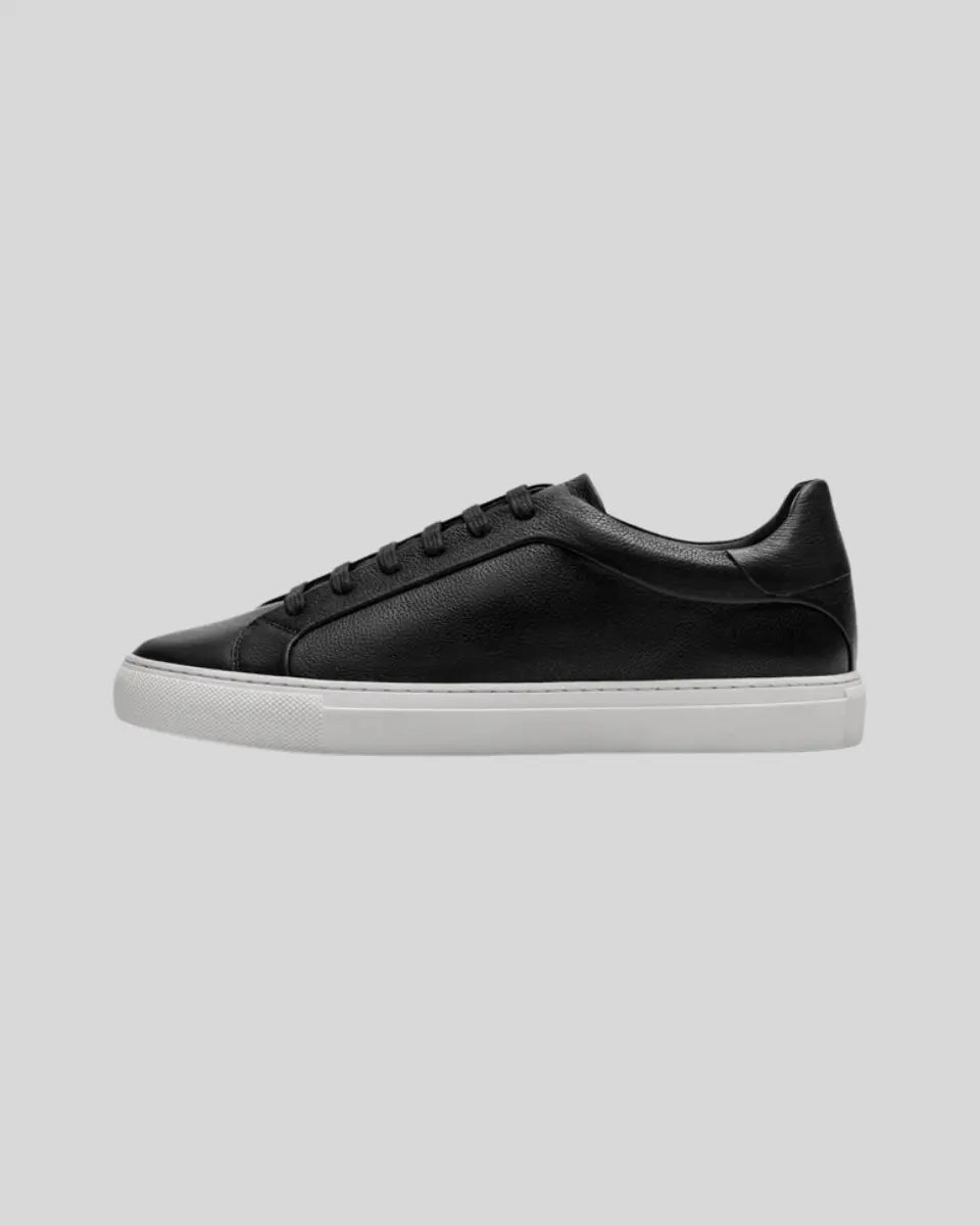 Læder Oxford Sneakers - Sort - Vellor Wear