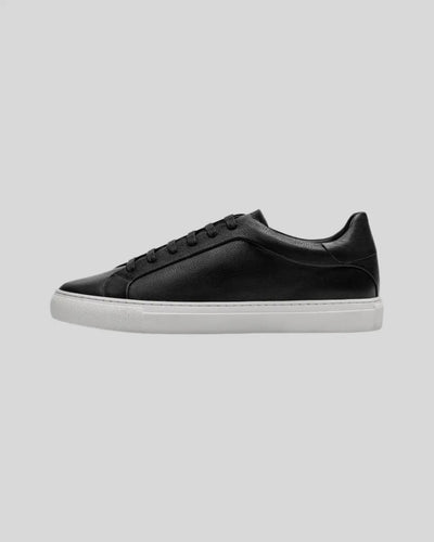 Læder Oxford Sneakers - Sort - Vellor Wear