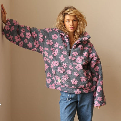 Daisy Fleece-Pullover Bloom - Vellor Wear