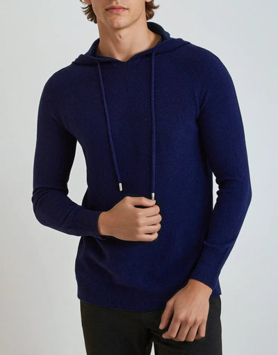 Essentiel Cashmere Hoodie - Marineblå - Vellor Wear