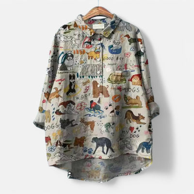 Elegant Kunstbluse - Vellor Wear