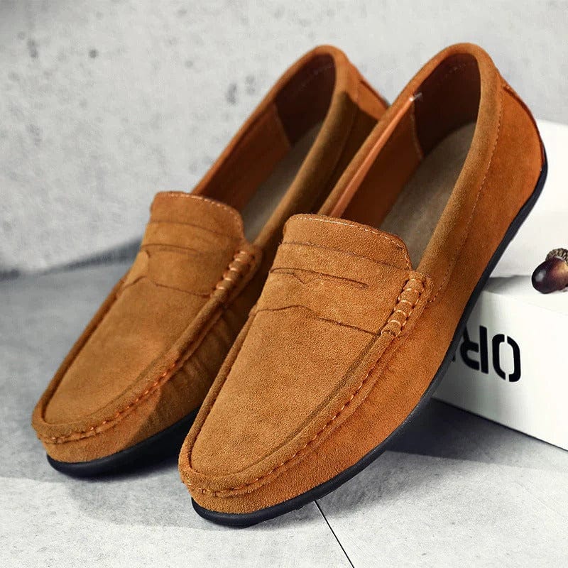 Andreas™ – Loafers i ruskind - Vellor Wear