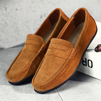 Andreas™ – Loafers i ruskind - Vellor Wear
