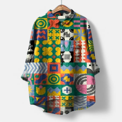 Elegant Kunstbluse - Vellor Wear