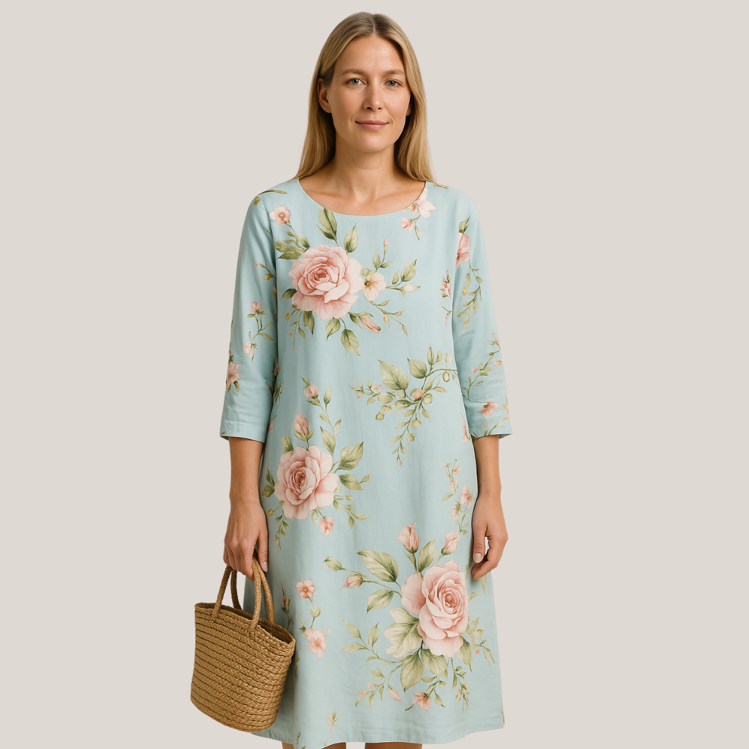 Blomstrede Kjole - Vellor Wear