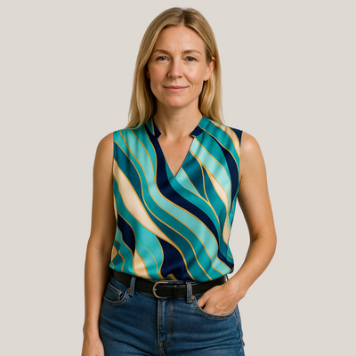 Stribet Tanktop - Vellor Wear