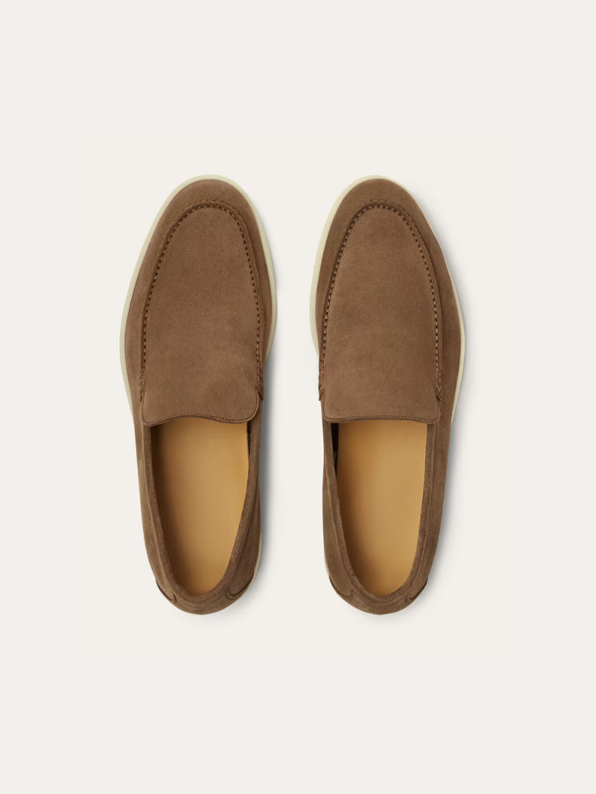 Forfinet Suede Loafers – Brun - Vellor Wear