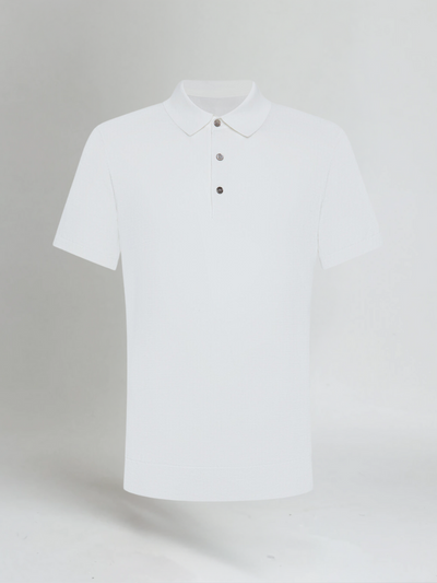 Premium Polo Shirt - Hvid - Vellor Wear