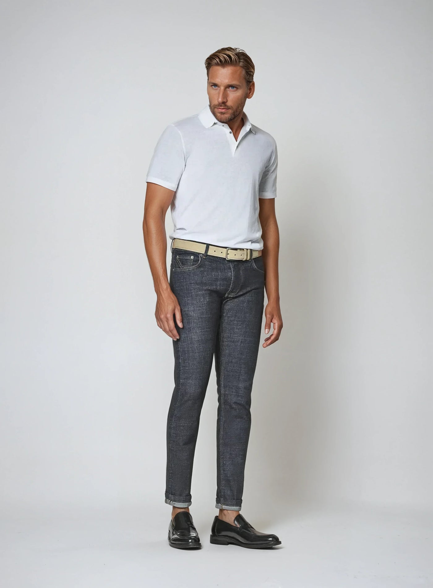 Premium Polo Shirt - Hvid - Vellor Wear