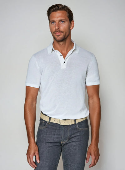 Premium Polo Shirt - Hvid - Vellor Wear