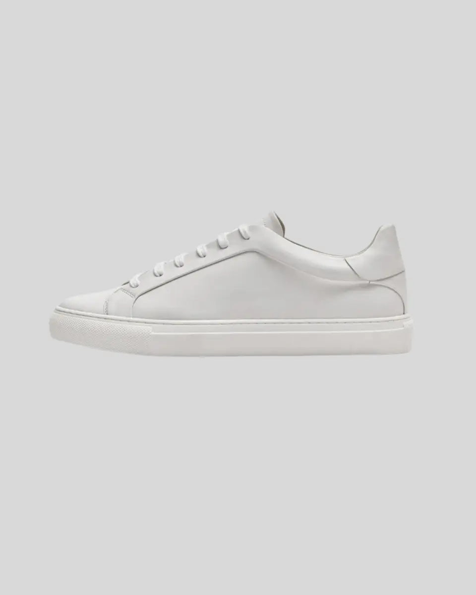 Læder Oxford Sneakers - Hvid - Vellor Wear