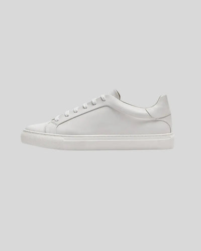 Læder Oxford Sneakers - Hvid - Vellor Wear
