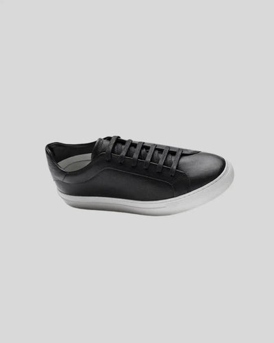 Læder Oxford Sneakers - Sort - Vellor Wear
