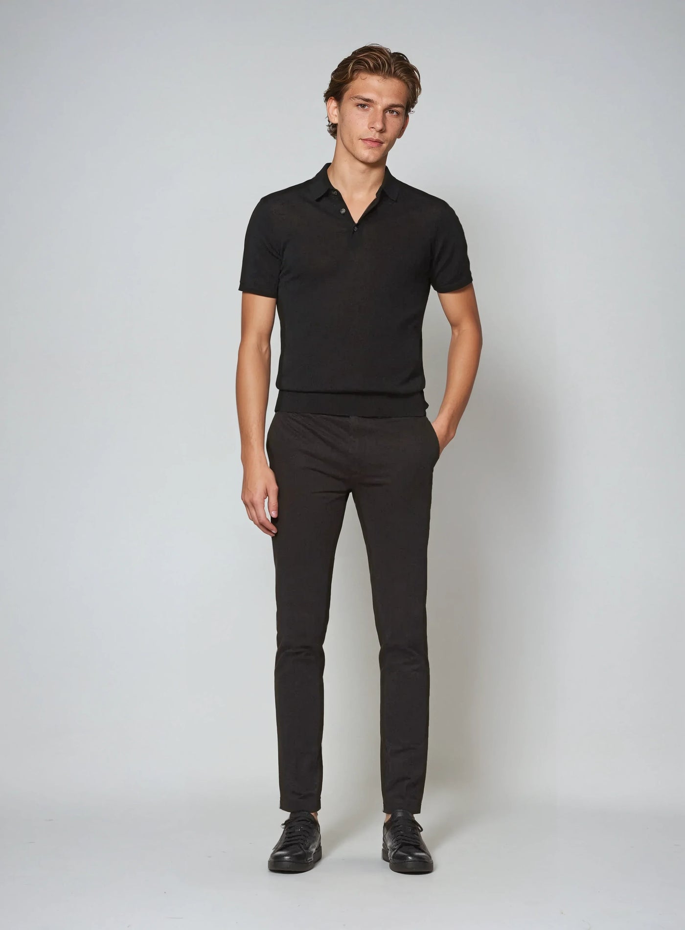 Premium Polo Shirt - Sort - Vellor Wear