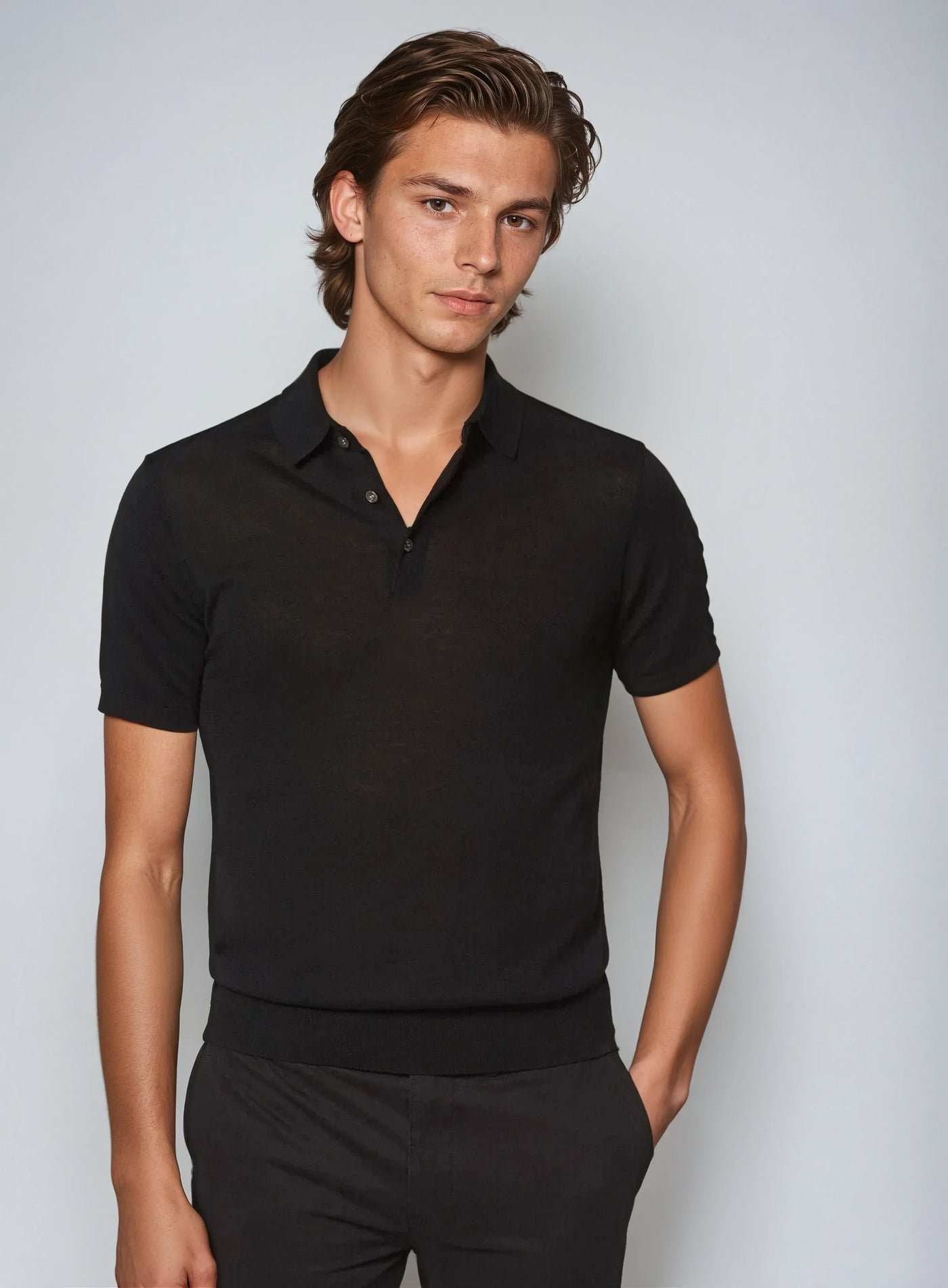 Premium Polo Shirt - Sort - Vellor Wear