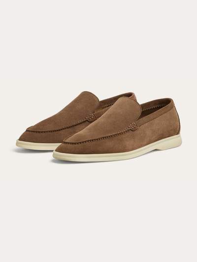 Forfinet Suede Loafers – Brun - Vellor Wear
