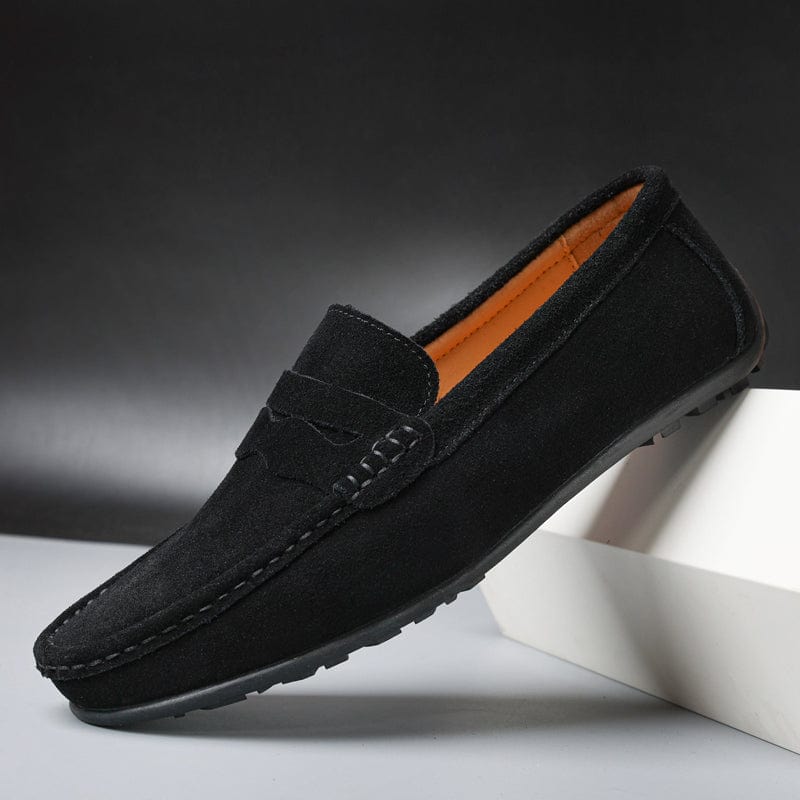 Andreas™ – Loafers i ruskind - Vellor Wear